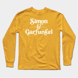 Simon & Garfunkel / Retro Aesthetic Fan Design Long Sleeve T-Shirt